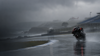 MotoGP Phillip Island 2026, aktivitas lintasan tertunda akibat cuaca buruk dan jarak pandang terbatas.